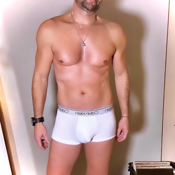 Calvin Klein | Micro Stretch Cooling Low Rise Trunk in White (Small) - Picture 6 of 7